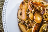 Brown Butter Apples with Toasted Pumpkin Crunch