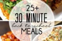 Back to School Blitz: 30-Minute Meals