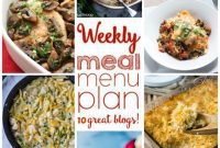 What’s for Dinner? October 19-25 Meal Plan