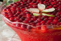 Festive Crimson Cranberry Punch