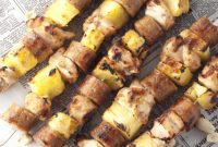 Aloha Pineapple Chicken Sausage Skewers