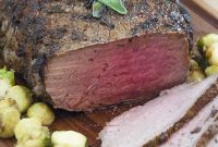 Aromatic Garlic-Herb Crusted New York Strip Loin Roast