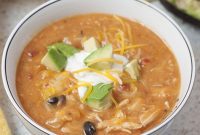 Quick & Creamy Chicken Enchilada Soup