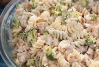 Hearty Sausage Broccoli Cheddar Pasta Salad