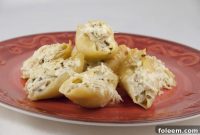 Baked Pesto Chicken Shells