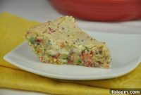 Celebration Confetti White Chocolate Cookie Pie