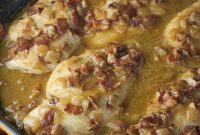 Maple Mustard Glazed Chicken and Bacon Skillet