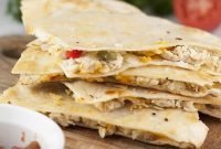 Fiesta Chicken Fajita Quesadillas