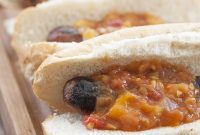 Zesty Mango-Lime Beer Brats