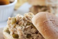 Tender Slow Cooker Philly Cheesesteak Chicken