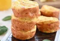 Sausage Spinach and Jarlsberg Frittata Bites