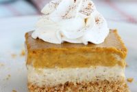 Autumn Spice Cheesecake Squares