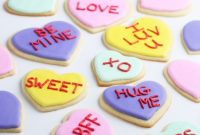 Sweet Valentine Conversation Heart Cookie Designs