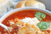 Ultimate Cheesy Lasagna Soup