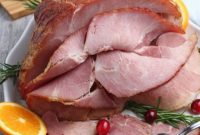 Sweet & Sticky Glazed Spiral Ham