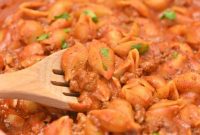 Creamy Beef Conchiglie