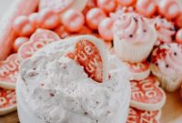 No Bake Strawberry Cake Dip