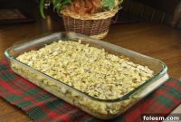 Golden Almond Chicken and Rice Bake