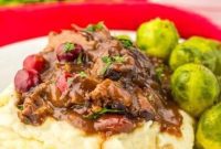 Slow Cooked Cranberry Pot Roast