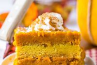 Decadent Pumpkin Gooey Butter Cake