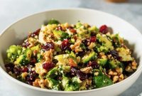 Winter Berry Brussels Sprout & Walnut Salad