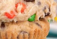 Ultimate Monster Cookie Dough Cupcakes