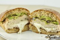 Gooey Mozzarella Chicken Burgers