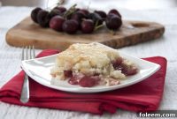 Rustic Cherry Cobbler