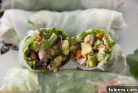 Creamy Avocado Chicken Rolls