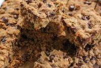 Rich Dark Chocolate Oatmeal Bars
