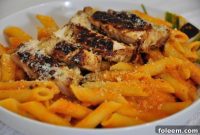 Creamy Chicken Vodka Blush Pasta