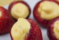Zesty Lemon Mousse Strawberry Cups