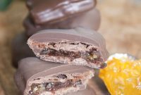 Orange Marmalade Brownie Brittle Bites