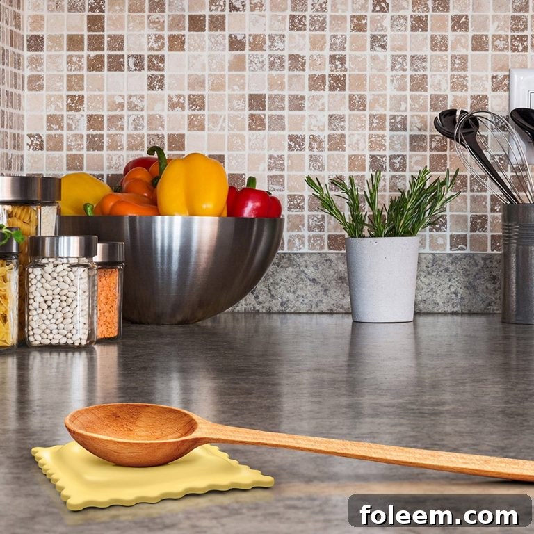 Sauced Up Ravioli Spoon Rest, a fun and practical gift for pasta lovers.