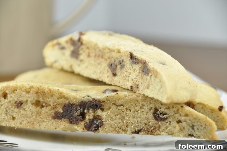 Chocolate Chip Almond Mandel Bread. A Jewish tradition for passover that's similar to biscotti!