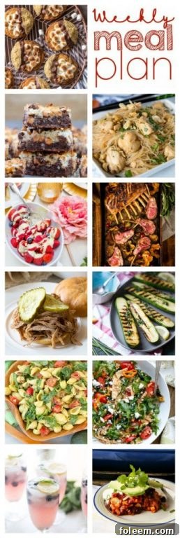 Weekly Meal Plan {Week 108} – 10 great food bloggers bringing you a full week of recipes including dinner, sides dishes, and desserts!