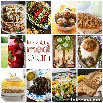 Weekly Meal Plan {Week 109} – 10 great food bloggers bringing you a full week of recipe ideas for your family. The recipes include dinners, side dishes, and desserts!