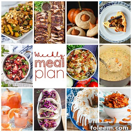 Weekly Meal Plan {Week 114} – A collection of delicious dinner recipes, side dishes, and desserts from 10 amazing food bloggers to simplify your meal planning and inspire your cooking throughout the week.