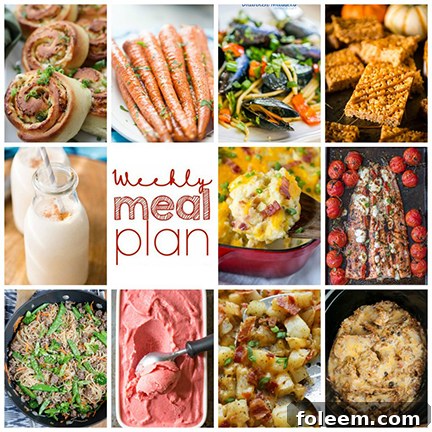 Weekly Meal Plan {Week 116} – 10 great bloggers bringing you a full week of recipes including dinner, sides dishes, and desserts!