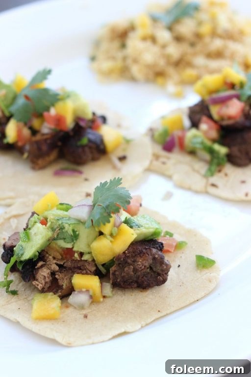 Delicious liver tacos with avocado mango salsa, served in homemade tortillas during a Chopped-style challenge.