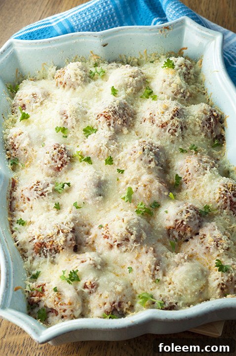 Second image of Baked Spaghetti and Meatballs Casserole, a delightful Italian comfort food recipe.