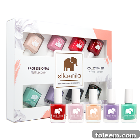Ella Mila Vegan Nail Polish for pregnancy - cruelty-free.