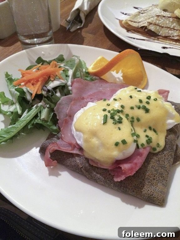 Crepes Du Nord restaurant in the Financial District, New York City, known for its delicious sweet and savory crepes.