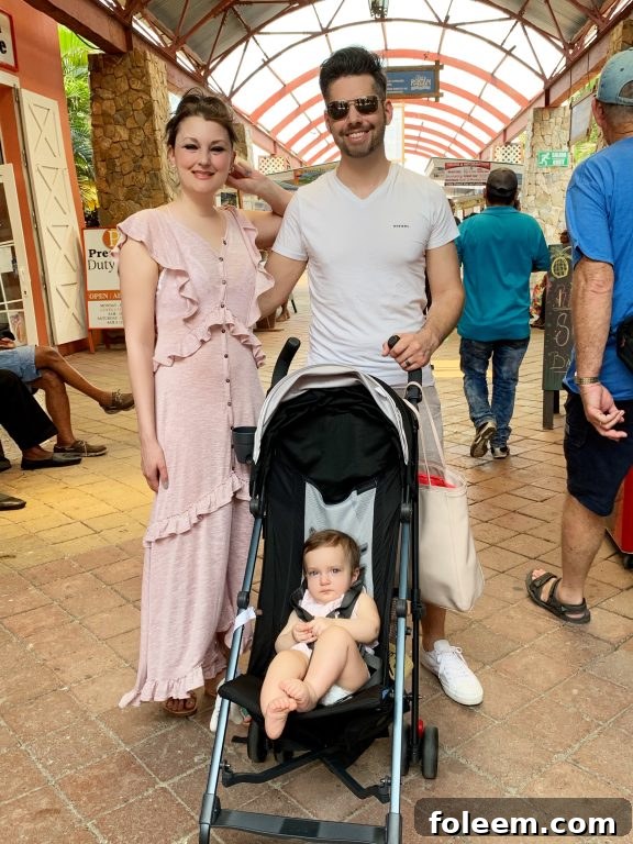 Walking around Honduras during Royal Caribbean Symphony of the Seas caribbean cruise. 
