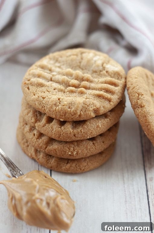 Deliciously Simple 3-Ingredient Peanut Butter Cookies, perfect for a quick gluten-free dessert