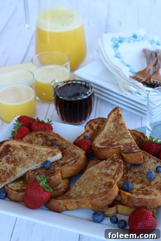 A french toast recipe for the entire family.