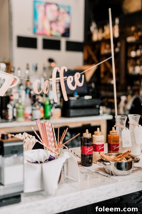 My tips and tricks for Setting up a Coffee Bar for your Party! Invite a few freinds over and host a casual coffee bar party right at home or set it up for a large birthday party! 