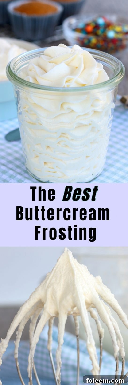 A great buttercream frosting recipe is a must. This is the best buttercream frosting! Let me show you how to make buttercream frosting. 