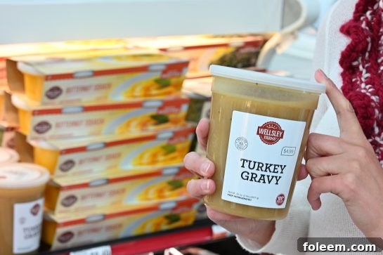 Wellsley Farms Turkey Gravy, an essential and flavorful holiday sauce from BJ's