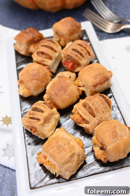 Wellsley Farms Puff Pastry Assortment, a variety of savory pastry bites, exclusive to BJ's